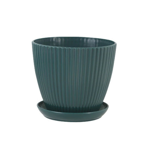 Textured Resin Flower Pots